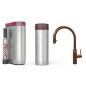Preview: Quooker Flex | Reservoirs PRO3 | CUBE | Kupfer Rosé | sofort-Kochend-Wasserhahn