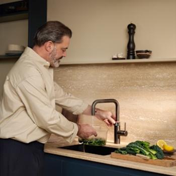 Preview: Quooker Flex Square | Reservoirs PRO3 | Gunmetal | sofort-Kochend-Wasserhahn