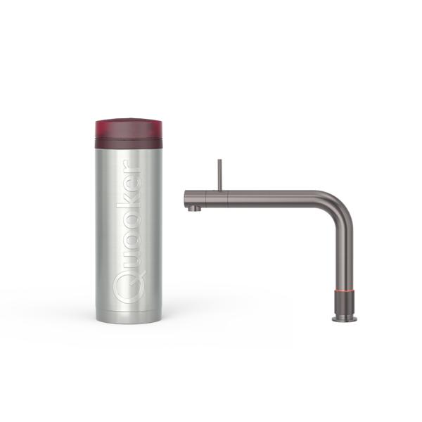 Quooker Front | Reservoirs PRO3 | Gunmetal | sofort-Kochend-Wasserhahn
