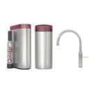Quooker Fusion Round | Reservoirs COMBI+ | CUBE | verchromt glänzend | sofort-Kochend-Wasserhahn