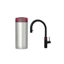 Quooker Flex | Reservoirs COMBI | schwarz | sofort-Kochend-Wasserhahn