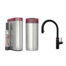 Quooker Flex | Reservoirs COMBI | CUBE | schwarz | sofort-Kochend-Wasserhahn