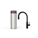 Quooker Flex Round | PRO3 | schwarz | sofort-Kochend-Wasserhahn
